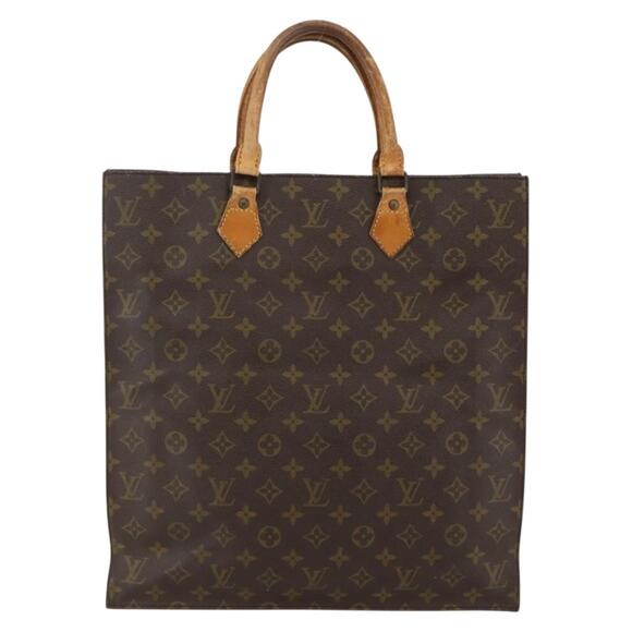 LOUIS VUITTON Monogram Sac Plat Hand Bag M51140 - Picture 3 of 11